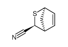 endo-2-Thiabicyclo<2.2.1>hept-5-ene-3-carbonitrile Structure