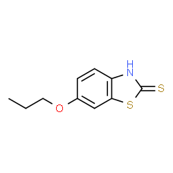 2(3H)-Benzothiazolethione,6-propoxy-(9CI)结构式