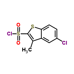 5-Chloro-3-methylbenzo[b]thiophene-2-sulfonyl chloride structure