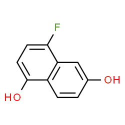 4-Fluoronaphthalene-1,6-Diol Structure