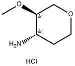 rac-[(3R,4S)-3-methoxytetrahydro-2H-pyran-4-yl]amine hydrochloride图片