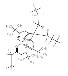 6,6,7,7,8,8,8-heptafluoro-2,2-dimethyl-octane-3,5-dione; lawrencium Structure