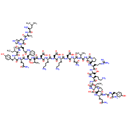 Adrenomedullin (26-52) (human) structure