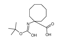 BOC-1-AMINO-1-CYCLOOCTANECARBOXYLIC ACID Structure