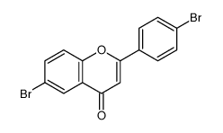 6,4'-DIBROMOFLAVONE结构式