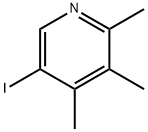 5-碘-2,3,4-三甲基吡啶结构式