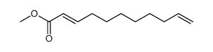 methyl 2,10-undecadienoate结构式