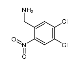 4,5-dichloro-2-nitrobenzylamine Structure