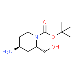 (2S,4S)-tert-Butyl 4-amino-2-(hydroxymethyl)piperidine-1-carboxylate picture