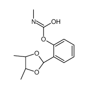 [2-[(4R,5S)-4,5-dimethyl-1,3-dioxolan-2-yl]phenyl] N-methylcarbamate结构式