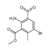 2-氨基-5-溴-6-甲基-3-硝基苯甲酸甲酯图片