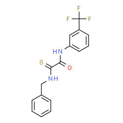 2-(BENZYLAMINO)-2-THIOXO-N-[3-(TRIFLUOROMETHYL)PHENYL]ACETAMIDE结构式