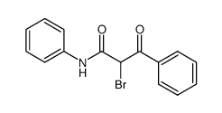 2-bromo-3-oxo-3,N-diphenylpropionamide Structure