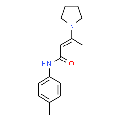 3-PYRROLIDIN-1-YL-BUT-2-ENOIC ACID P-TOLYLAMIDE picture