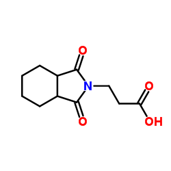 3-(1,3-DIOXO-OCTAHYDRO-ISOINDOL-2-YL)-PROPIONIC ACID结构式