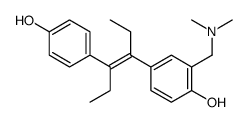 2-[(dimethylamino)methyl]-4-[(E)-4-(4-hydroxyphenyl)hex-3-en-3-yl]phenol Structure