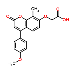 {[4-(4-Methoxyphenyl)-8-methyl-2-oxo-2H-chromen-7-yl]oxy}acetic acid Structure