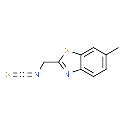 Benzothiazole, 2-(isothiocyanatomethyl)-6-methyl- (9CI) Structure