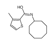 N-Cyclooctyl-3-methyl-2-thiophenecarboxamide Structure