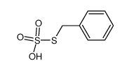 thiosulfuric acid S-benzyl ester Structure