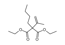 butyl-isopropenyl-malonic acid diethyl ester结构式