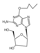 O(6)-n-butyldeoxyguanosine Structure