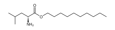 (+)(S)-Leucin-decylester Structure