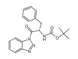 N-Boc-L-Phe-Bt Structure