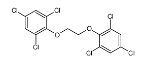 1,2-bis-(2,4,6-trichloro-phenoxy)-ethane Structure