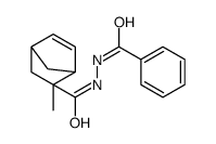 N'-benzoyl-5-methylbicyclo[2.2.1]hept-2-ene-5-carbohydrazide结构式