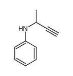 N-(1-Methyl-2-propynyl)benzenamine structure