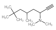 1-Octyn-3-amine,N,N,5,7,7-pentamethyl- Structure