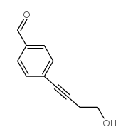 4-(4-羟基丁-1-炔-1-基)苯甲醛结构式