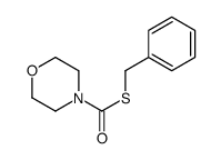 Morpholine, 4-benzylthiocarbonyl-结构式