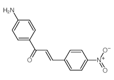 (2E)-1-(4-aminophenyl)-3-(4-nitrophenyl)prop-2-en-1-one结构式