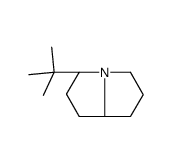 (3S,8S)-3-tert-butyl-2,3,5,6,7,8-hexahydro-1H-pyrrolizine结构式