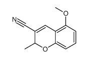 5-Methoxy-2-methyl-2H-1-benzopyran-3-carbonitrile Structure