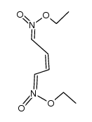 N,N'-diethoxy-but-2-ene-1,4-diylidenediamine N,N'-dioxide结构式