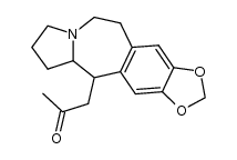 1-(5,8,9,10,11,11a-hexahydro-6H-1,3-dioxolo[4,5-h]pyrrolo[2,1-b][3]benzazepin-11-yl)-2-propanone Structure