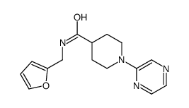 4-Piperidinecarboxamide,N-(2-furanylmethyl)-1-pyrazinyl-(9CI) picture