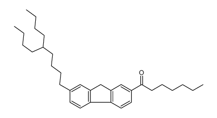 1-[7-(5-butylnonyl)-9H-fluoren-2-yl]heptan-1-one结构式