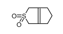 3,4,5,6-tetrahydro-1H-cyclopenta[c]thiophene 2,2-dioxide结构式