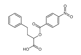 4-Nitro-benzoic acid 1-carboxy-3-phenyl-propyl ester结构式