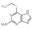 6-ethylsulfanyl-5H-purin-2-amine structure