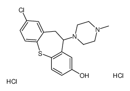 3-chloro-6-(4-methylpiperazin-1-yl)-5,6-dihydrobenzo[b][1]benzothiepin-8-ol,dihydrochloride结构式