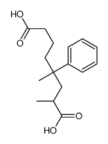 2,4-dimethyl-4-phenyloctanedioic acid Structure