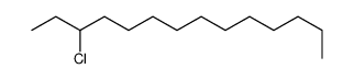 3-chlorotetradecane Structure