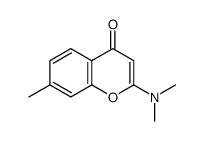 2-(dimethylamino)-7-methylchromen-4-one Structure