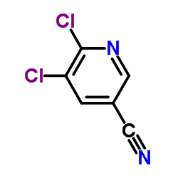 5,6-Dichloronicotinonitrile structure