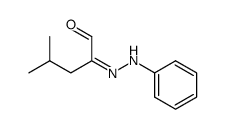 4-Methyl-2-(phenylhydrazono)-pentanal结构式